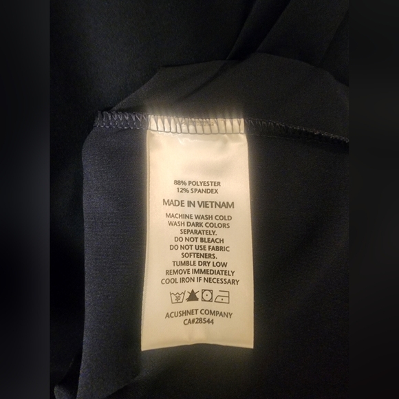 FJ Footjoy Mens Navy Polo Golf Shirt Sz Medium - Picture 6 of 10